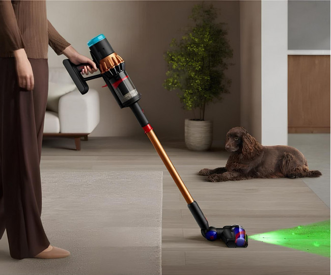 Вертикальний + ручний пилосос (2в1) Dyson V16 Piston Animal Matte Black/Copper (492963-01)